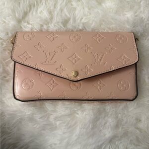 Blush Monogram Crossbody purse